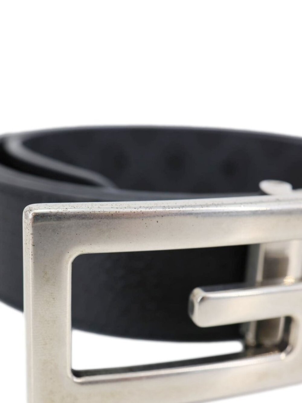 Gucci  Square G Buckle Leather Reversible Belt Black 626974 Size 110/44 - Picture 6 of 7